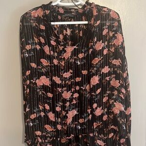 Zara floral sweatshirt Used like New women size small